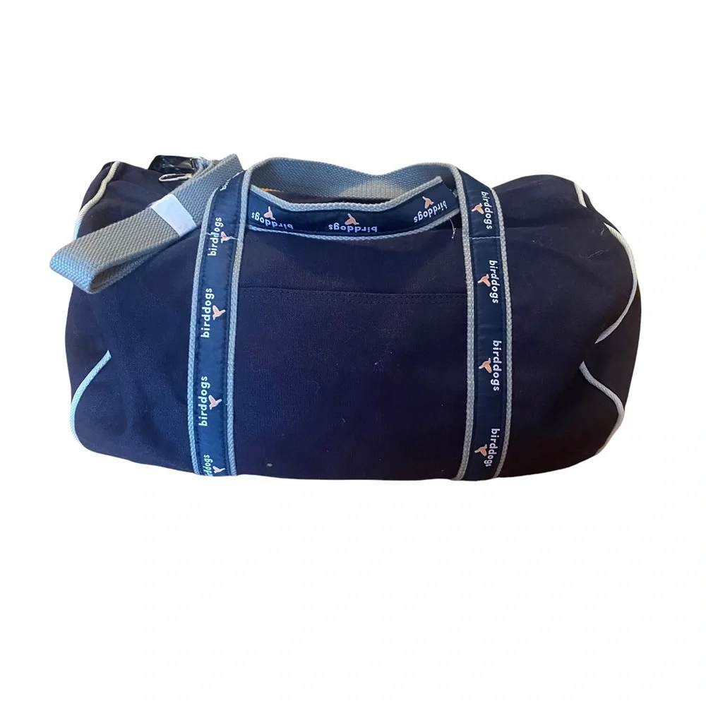BIRDDOGS logo duffle banker bag long strap carry all overnight travel tote - Picture 2 of 4